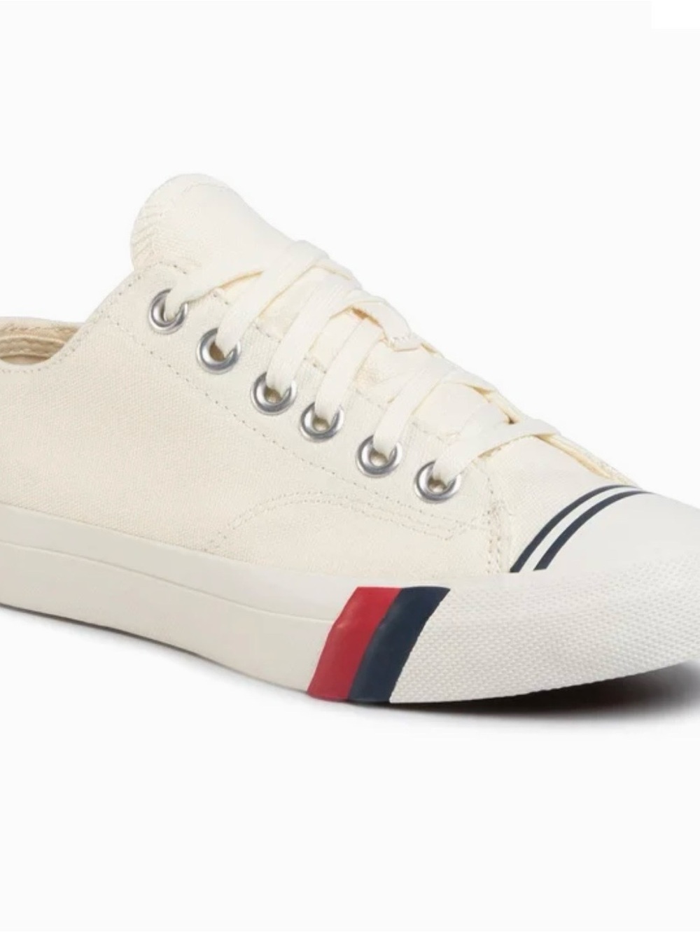PRO-Keds Royal Lo White Canvas Sneakers NWT Size US Women’s 8